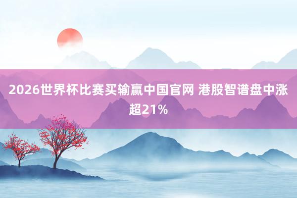 2026世界杯比赛买输赢中国官网 港股智谱盘中涨超21%